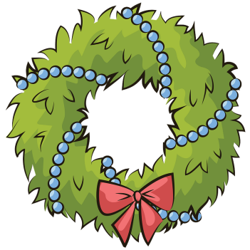Christmas wreath clipart. Free download transparent .PNG | Creazilla